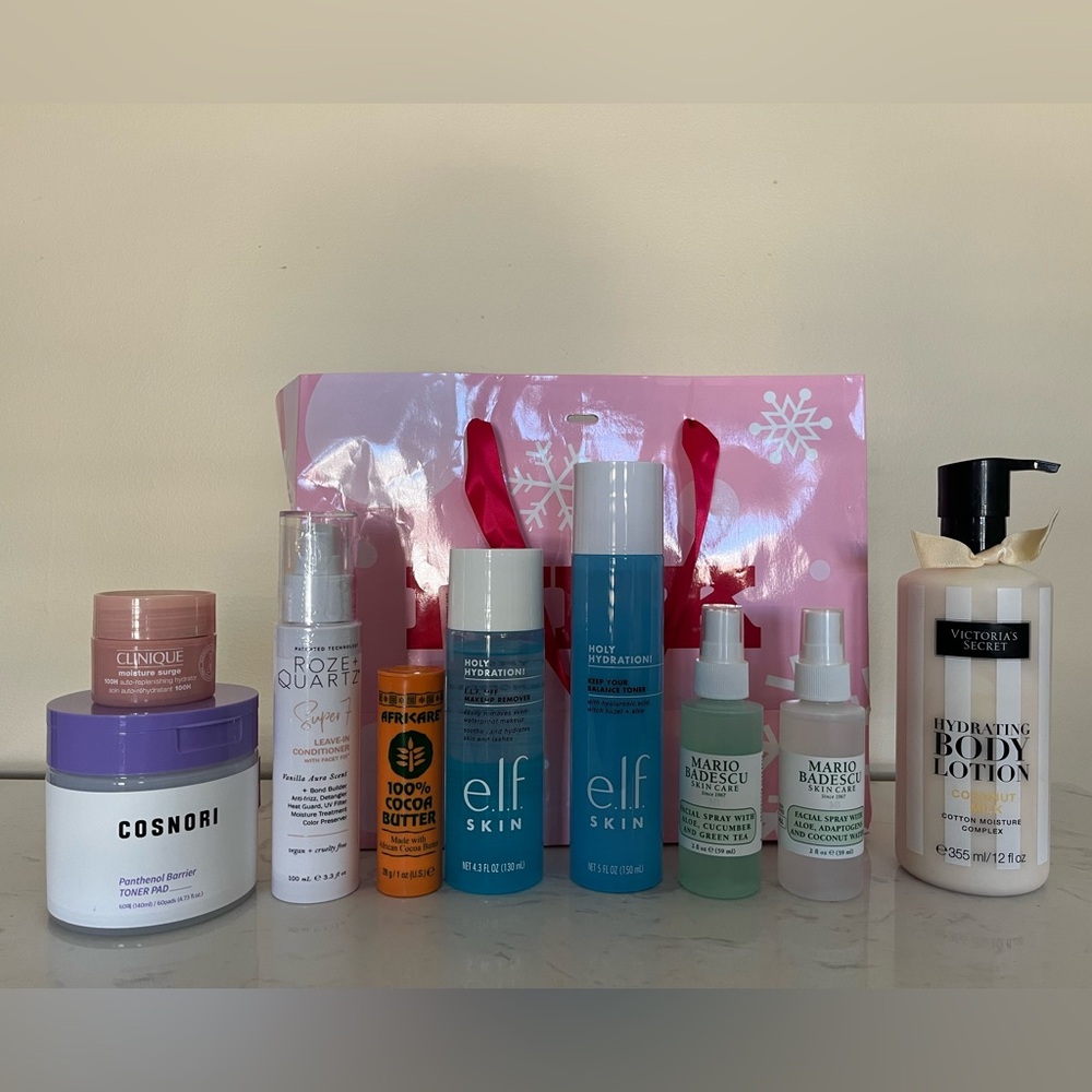 Skincare and Body Care Set with Elf and Mario Badescu